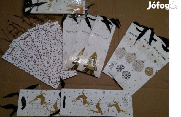 Új dísztasak italos táska papír ajándéktáska