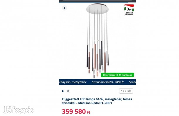 Új dizájn lámpa , függőlámpa, csillár eladó