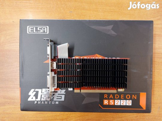 Új dobozos ATI Radeon R5 220 1 GB LP VGA kártya kiárusírtás