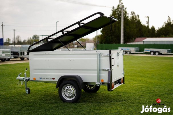 Új dobozos utánfutó (750kg) akciósan - Polgáron/Debrecenben