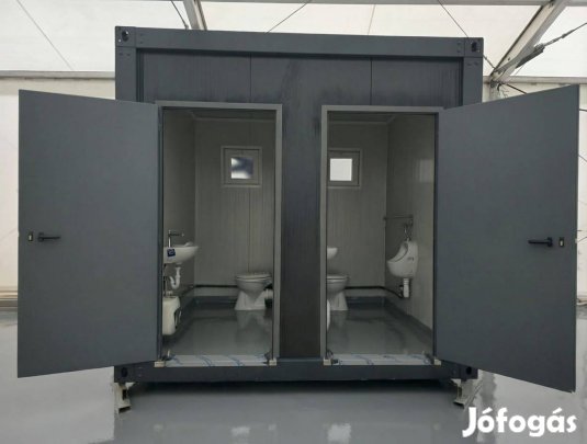 Új duó szaniter konténer Antracit