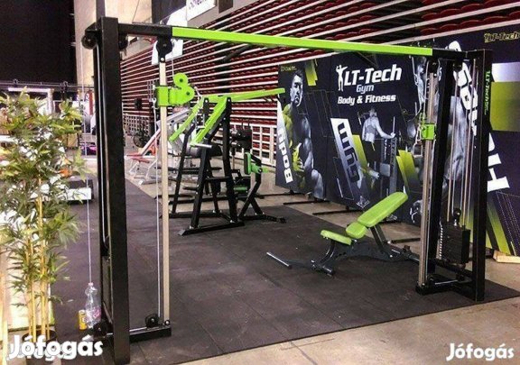 Új edzőtermi keresztcsiga kondigép állítható csiga magassággal