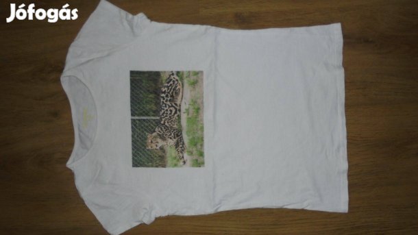 Új egyedi gepárd gepárdos királygepárd lányka póló 146 - 152