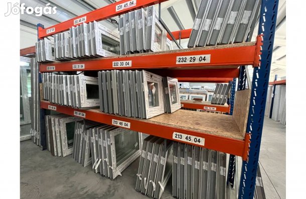 Új egyszárnyú és kétszárnyú műanyag ablak raktárkészletről elérhető