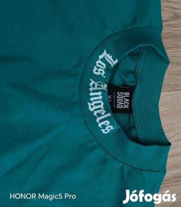 Uj élénkebb zöld! pamut férfi divatpóló XL