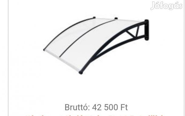 Új előtető pergola 300 x 100 cm-es 