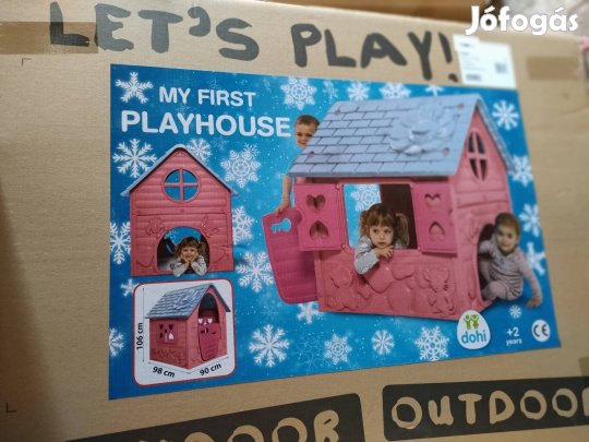 Új első házam műanyag játszóház 