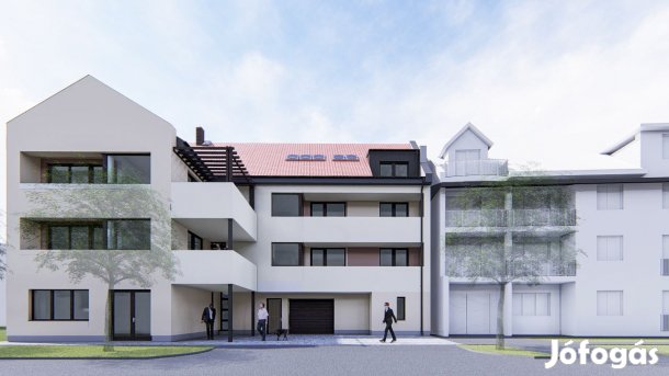 Új építésű 3 szobás tetőtéri lakás Liftes házban Eladó!