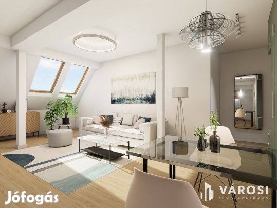 Új építésű, 102 m2-es, duplex lakás, liftes házban eladó