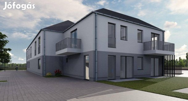 Új építésű, 2 szobás, emeleti lakás, tárolóval, Mendén eladó!