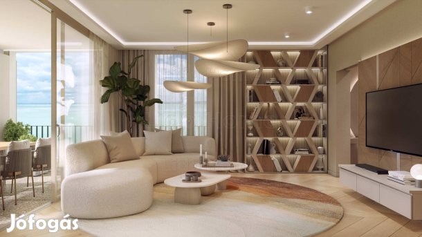 Új építésű, 2 szobás luxuslakás Balatonfüreden!