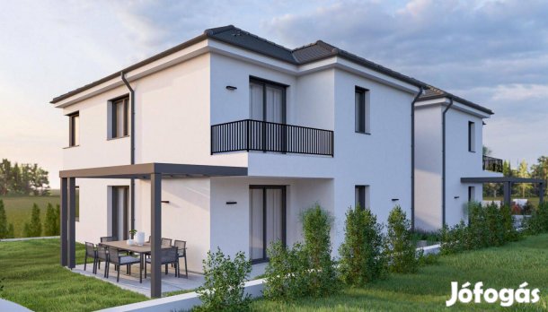 Új építésű, 3 szobás, kertes, teraszos, társasházi lakás Mendén eladó!