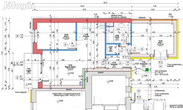 Új építésű, 77 m2-es, 1. emeleti lakás, liftes házban eladó