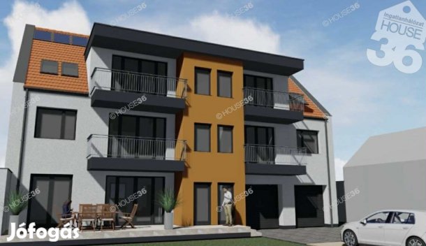 Új építésű, földszinti tégla lakás nagy terasszal Kecskeméten