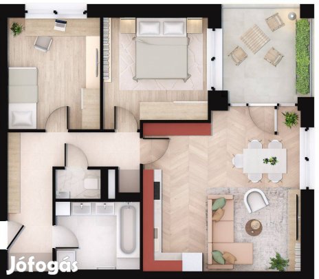 Új építésű lakások eladók Kertvárosban a Fésűs lakóparkban