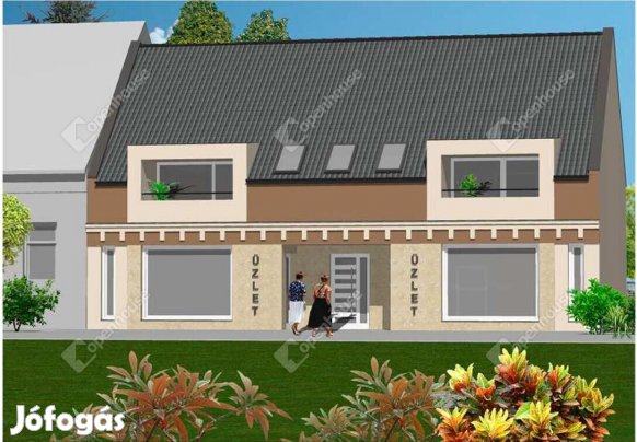 Új építésű lakások és üzletek Jánossomorján....