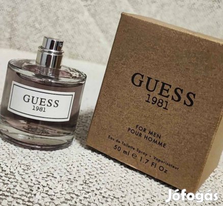 Új eredeti Guess 1981 pour homme férfi parfüm edt 50ml tester teszter