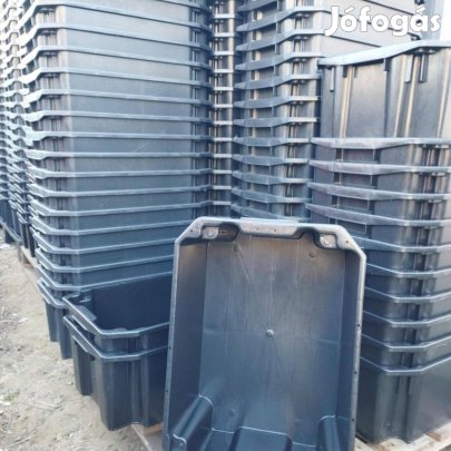 Új erős műanyag húsos gyümölcsös szüretelő tejes láda rekesz doboz