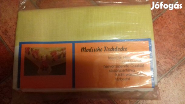 Új erős vászonból Német asztalterítő 140x170cm