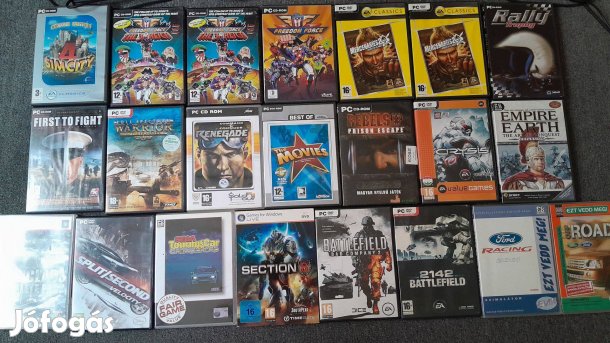 Új és használt PC játékok (1200ft/db)