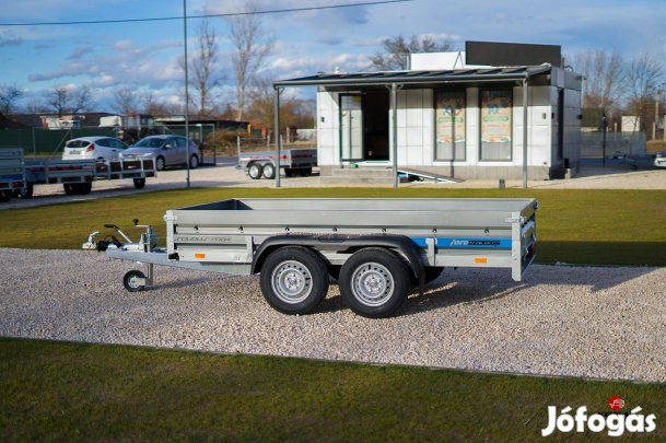 Új extra erős (2500kg) - fékes utánfutó akciósan Bakon 1.379.000 Ft
