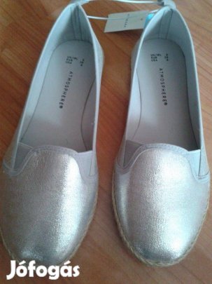 Új ezüst színű női balerina 39-es