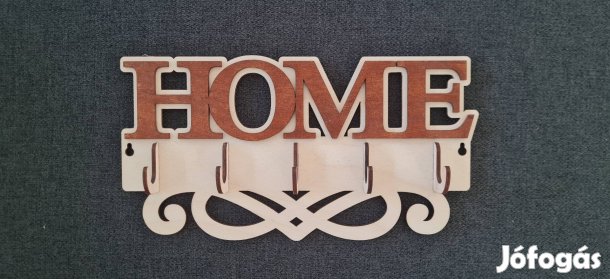 Új fa fali kulcstartó (25 cm) 