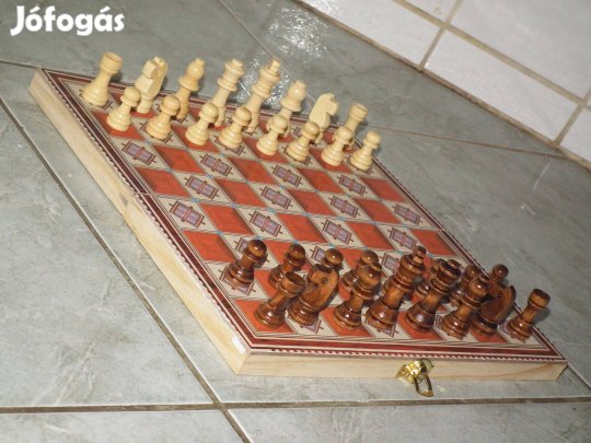 Új fa sakk készlet Backgammon nr.6