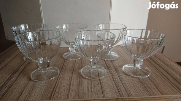 Új fagylaltos kehely 270 ml űrtartalommal, 6 darab eladó