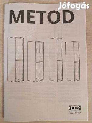 Új fehér IKEA Metod szekrény