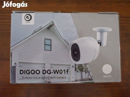 Új fehér Wifi kamera éjjellátó vízálló alumínium házas kültéri