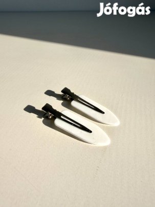 Új fehér hajcsatok (2 db)