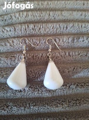 Új fehér női fülbevaló