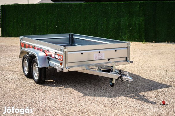 Új fék nélküli - 2 tengelyes utánfutó - 265x150cm - most 619.000 Ft