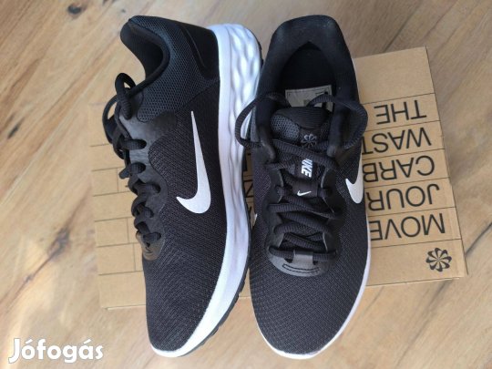 Új fekete Nike Revolution 6NN 38-as futócipő
