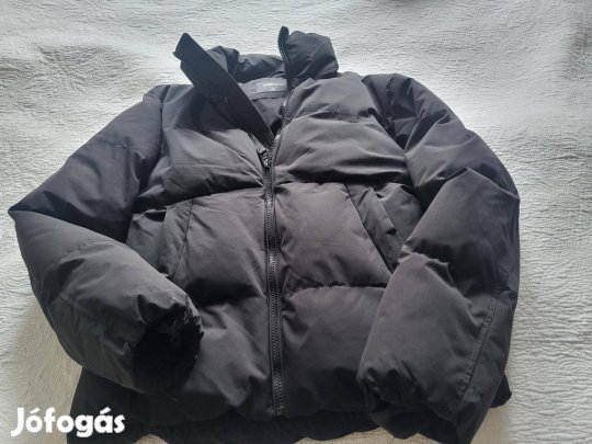 Új fekete XS-es lány téli dzseki eladó