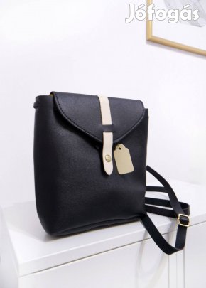 Új fekete mini hátizsák