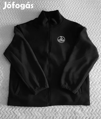 Új fekete zippes thermo pulóver (kardigán), Campagnolo logo-val. XL 