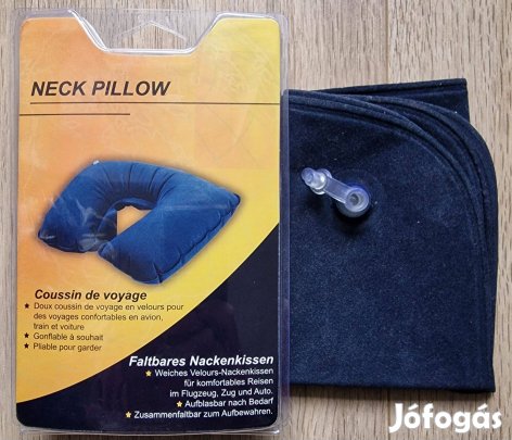 Új felfújható nyakpárna - eredeti csomagolás