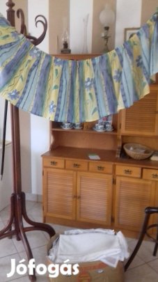 Új felső dekor készfüggöny vászon 40x130cm