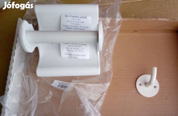 Új fém akasztó műanyag wc papír tartó