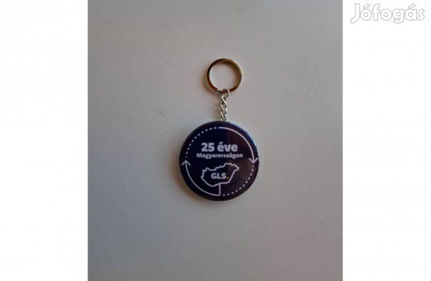 Új fém kulcstartó - sörnyító fém karikával 6 cm