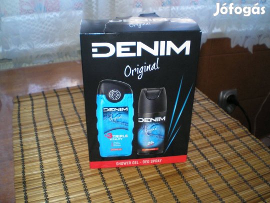 Új férfi ajándékcsomag Denim Original dezodor és tusfürdő