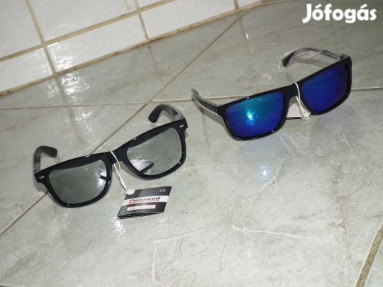 Új férfi polarizált napszemüveg párban 2 db. egyben
