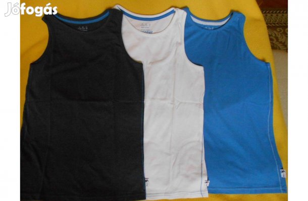 Új fiú póló, szép, pamut, márkás. 152-158, 11- 12 év