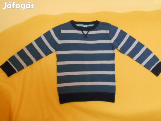 Új fiú pulóver, elegáns, szép, kötött, márkás. 122-es. 6-7 év
