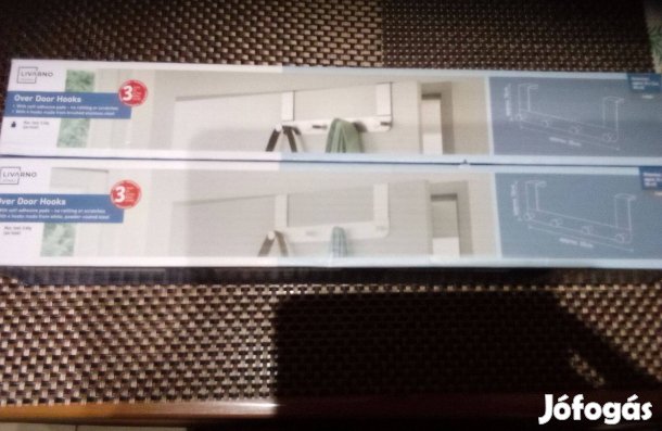 Új fogas tároló ajtóra akasztható ajtófogas