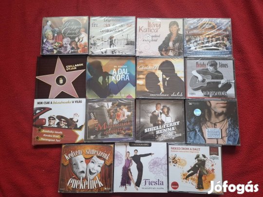 Új fóliás és újszerű cd albumok