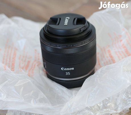 Új garanciás Canon Eos RF 35mm f/1.8 Macro Is STM objektív