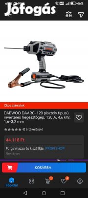 Új,garanciás hegesztő gép